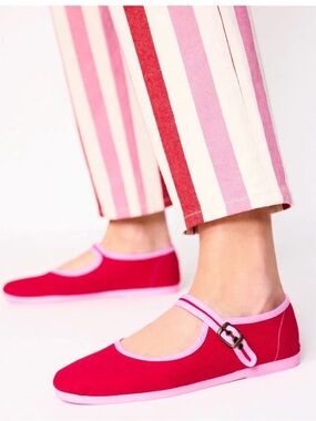 Boden Flexi Mary Jane red sz 37/7